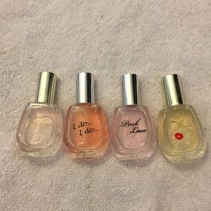 4 mini perfumes